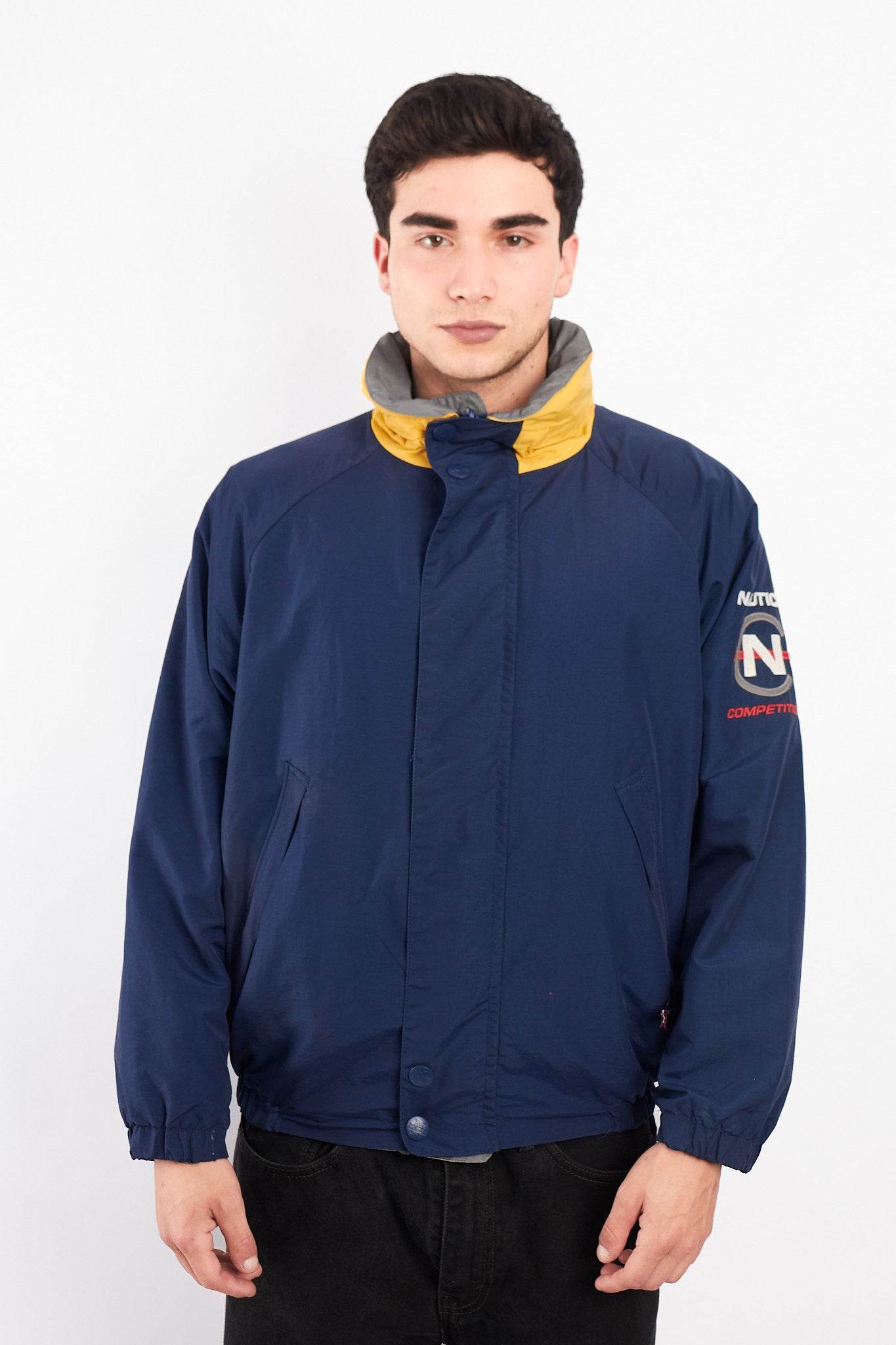 2000 Vintage Nautica Competition Reversible Jacket (M/L)