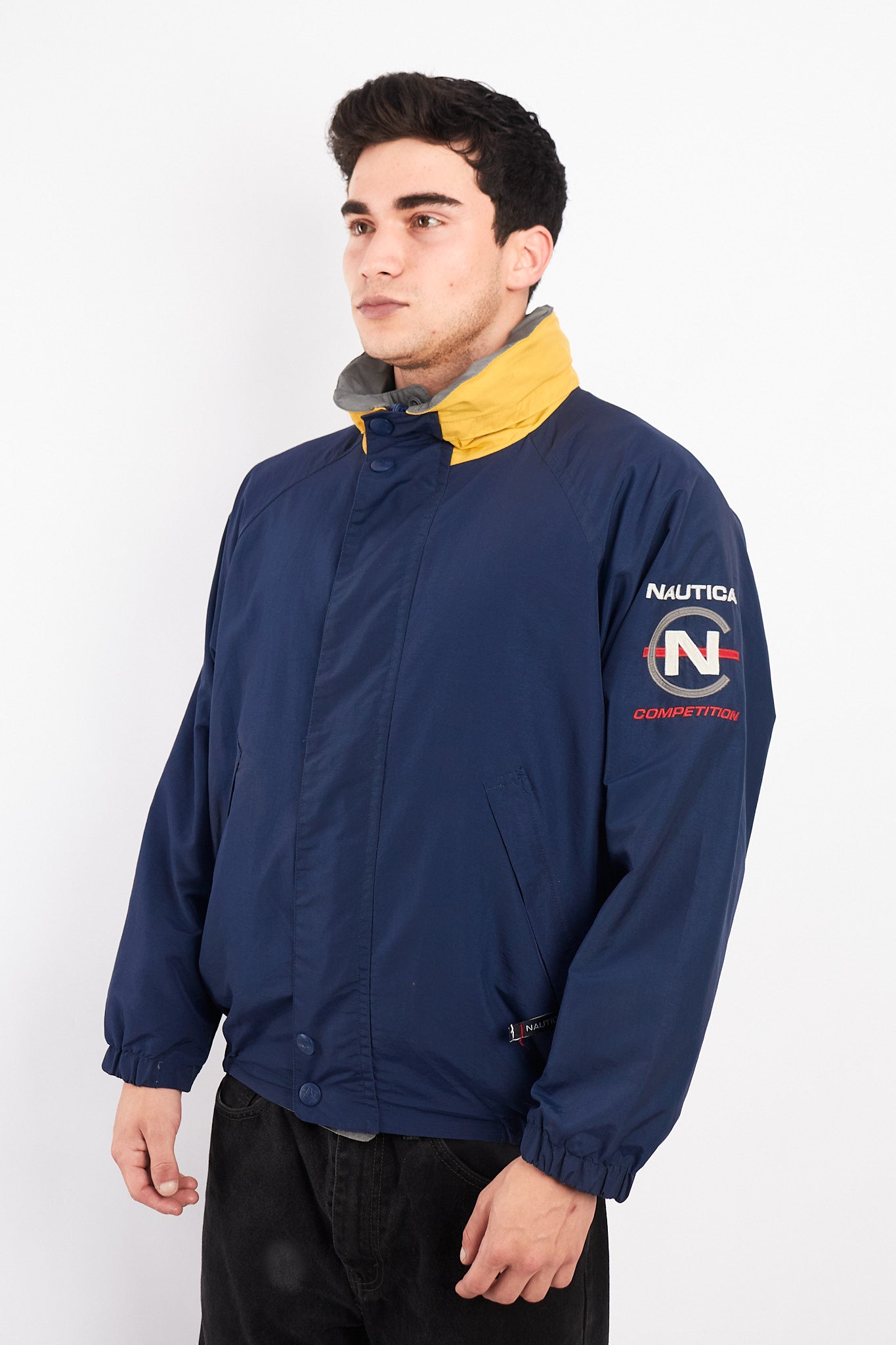2000 Vintage Nautica Competition Reversible Jacket (M/L)