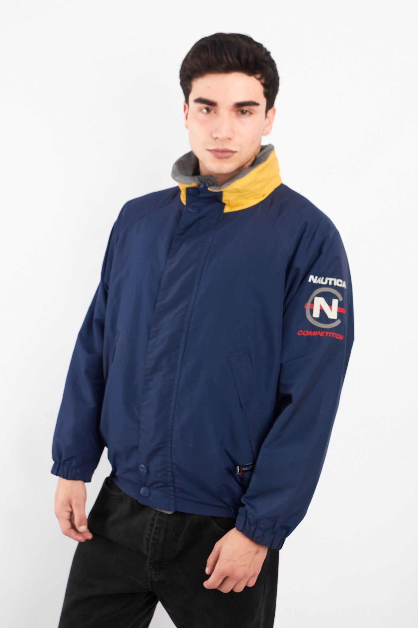 2000 Vintage Nautica Competition Reversible Jacket (M/L)