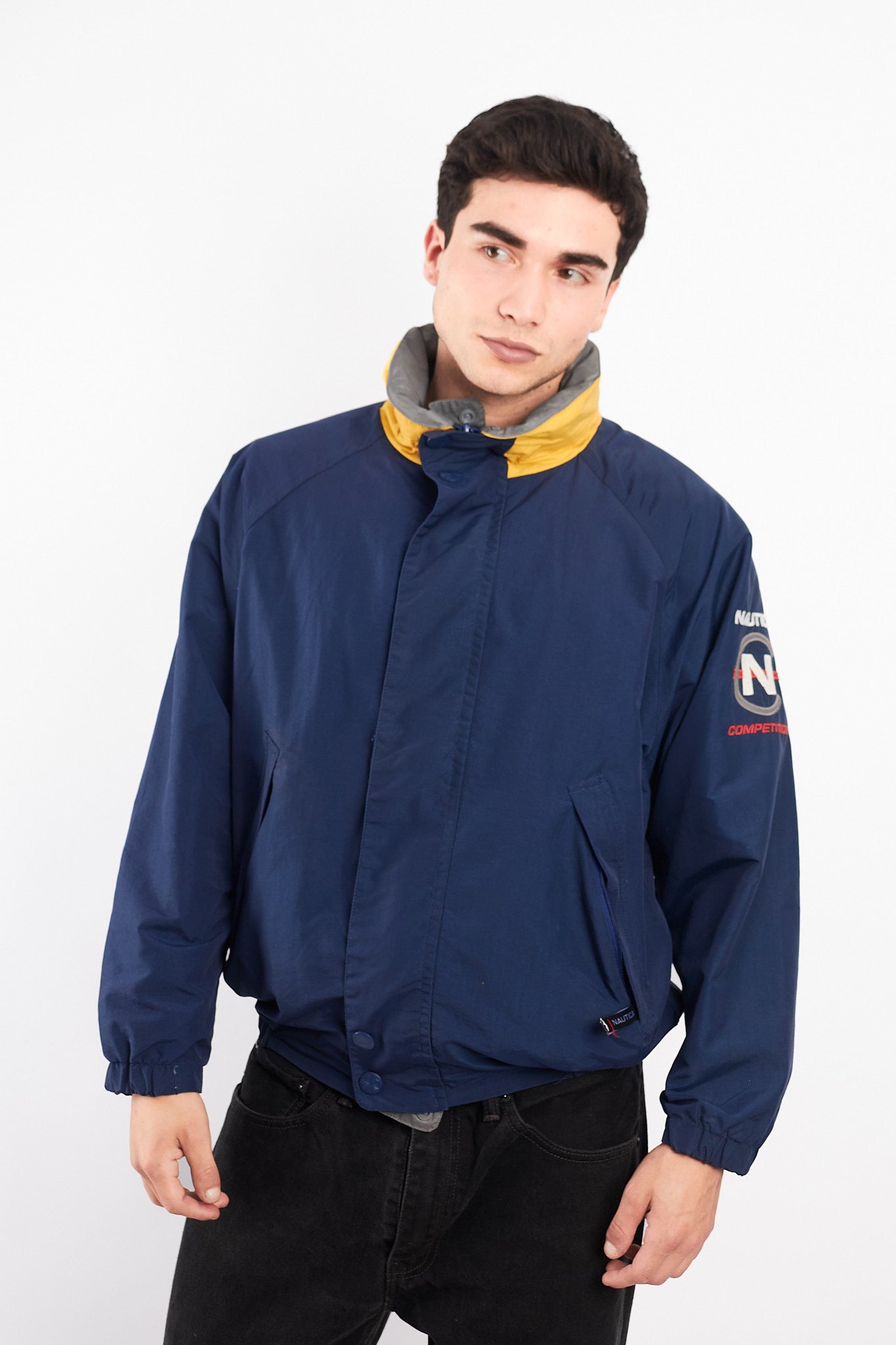 2000 Vintage Nautica Competition Reversible Jacket (M/L)