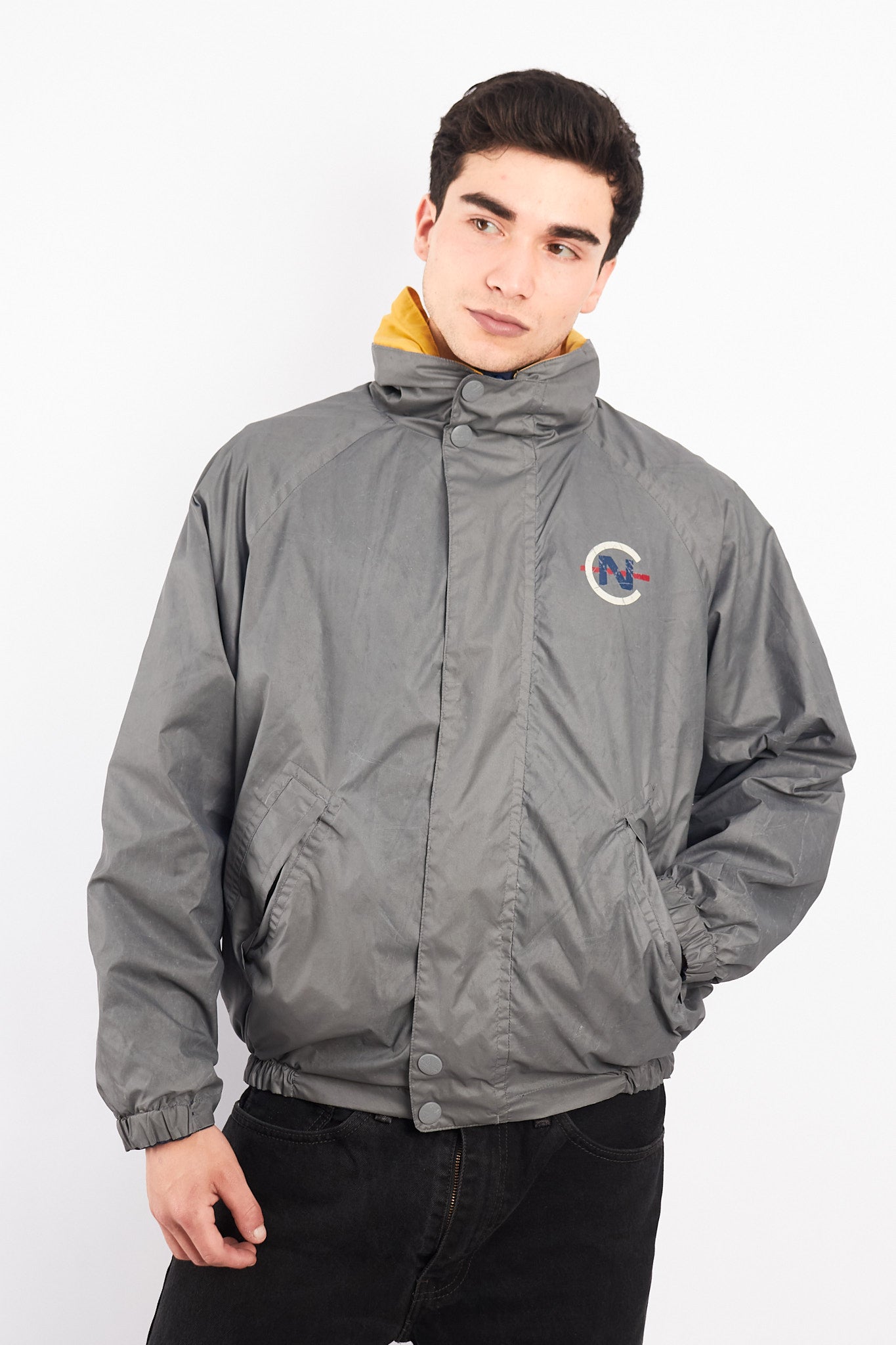 2000 Vintage Nautica Competition Reversible Jacket (M/L)