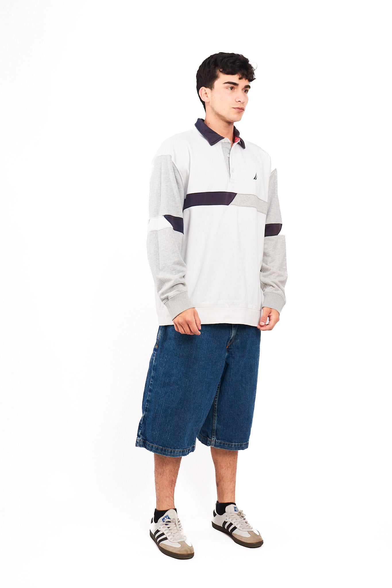 2000 Vintage Nautica Rugby Polo Shirt (L/XL)