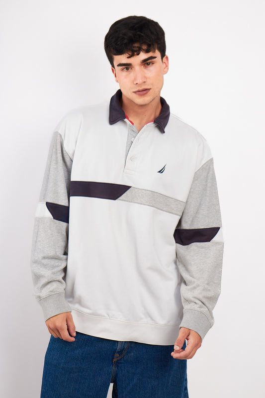 2000 Vintage Nautica Rugby Polo Shirt (L/XL)