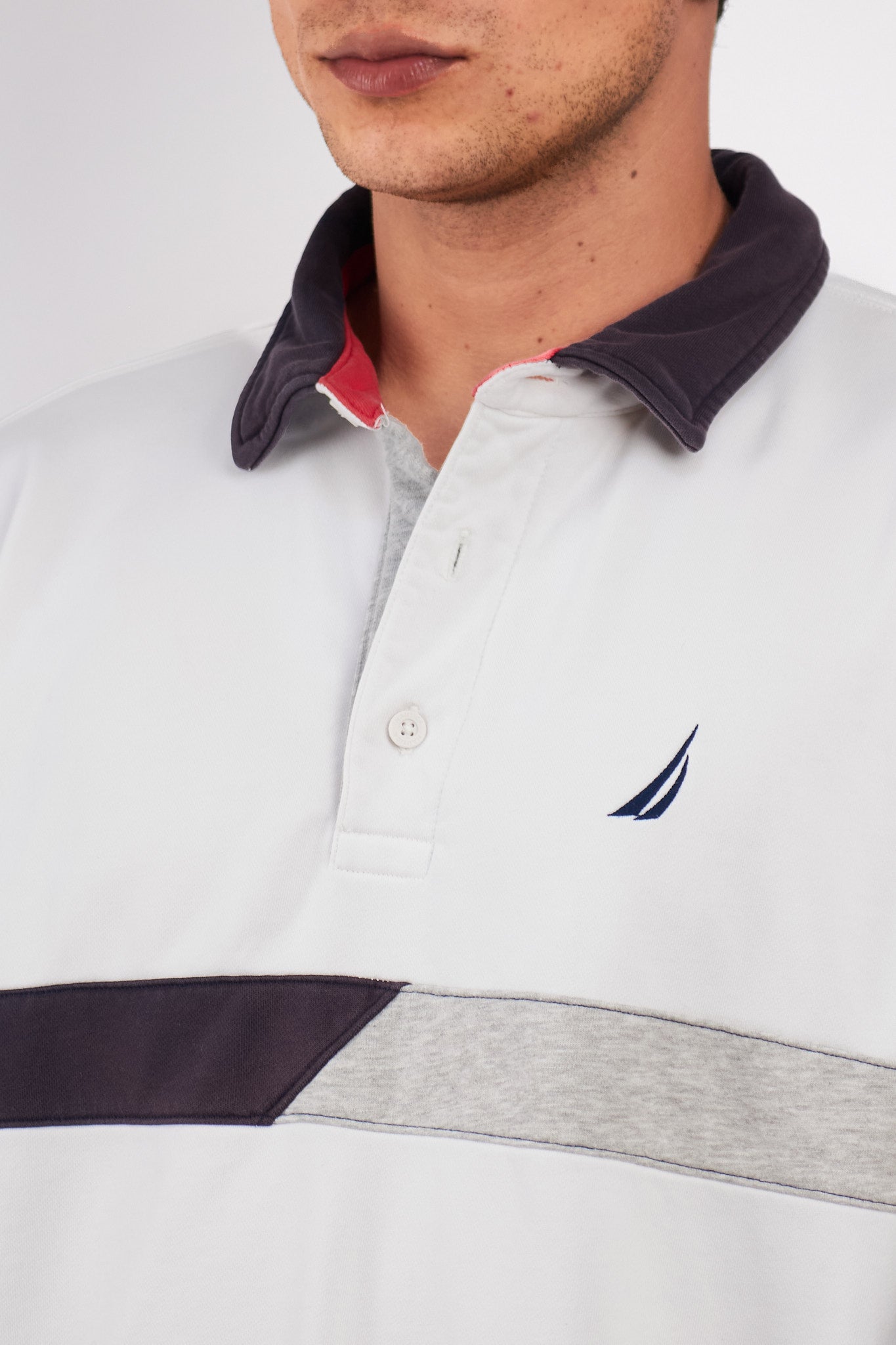 2000 Vintage Nautica Rugby Polo Shirt (L/XL)