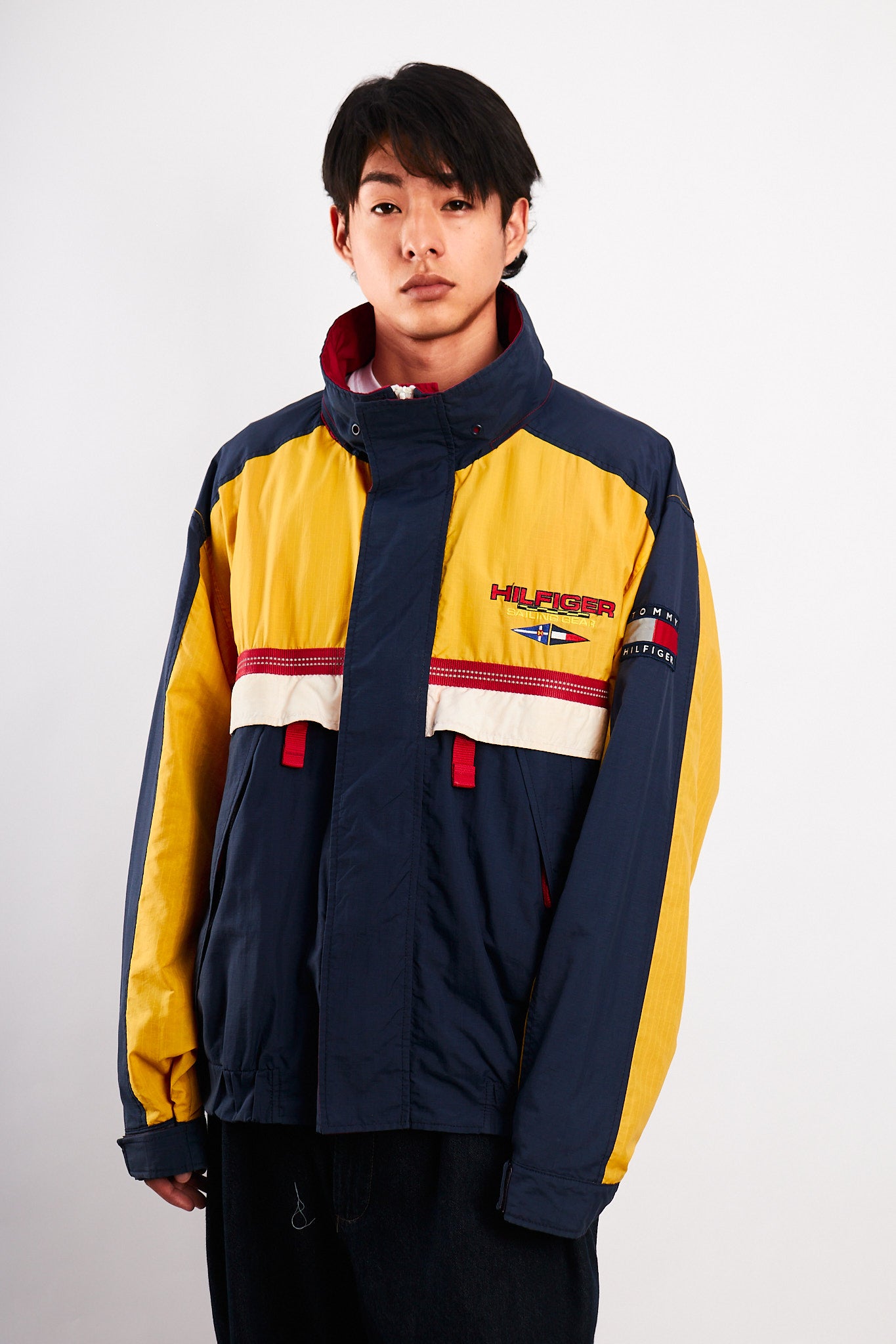 1990 Vintage Tommy Sailing Gear Colorblock Jacket (M/L)