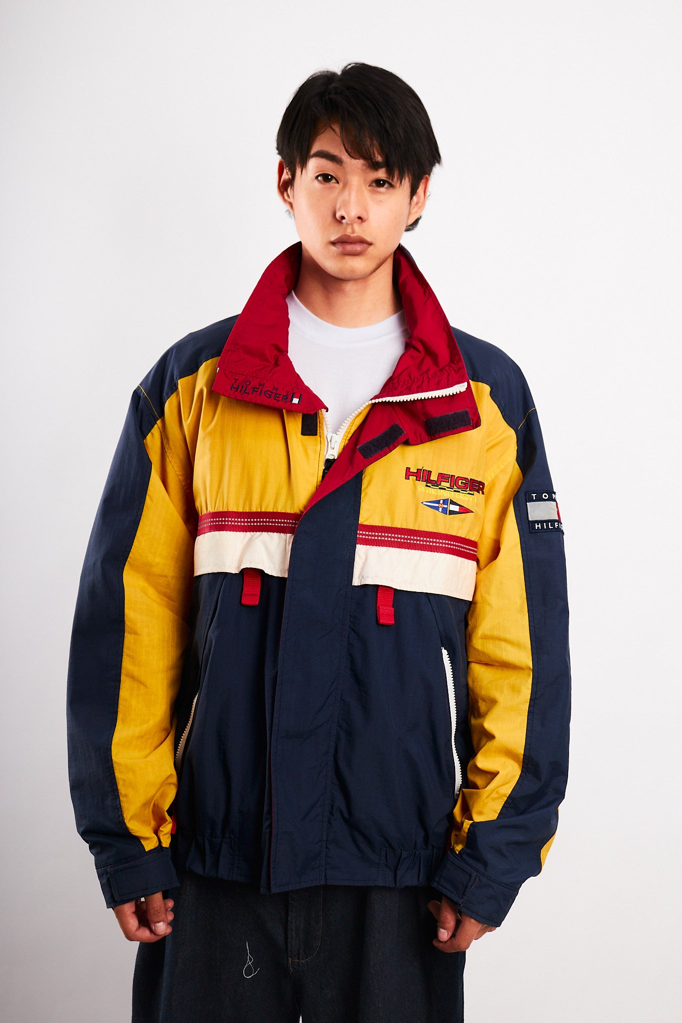 1990 Vintage Tommy Sailing Gear Colorblock Jacket (M/L)