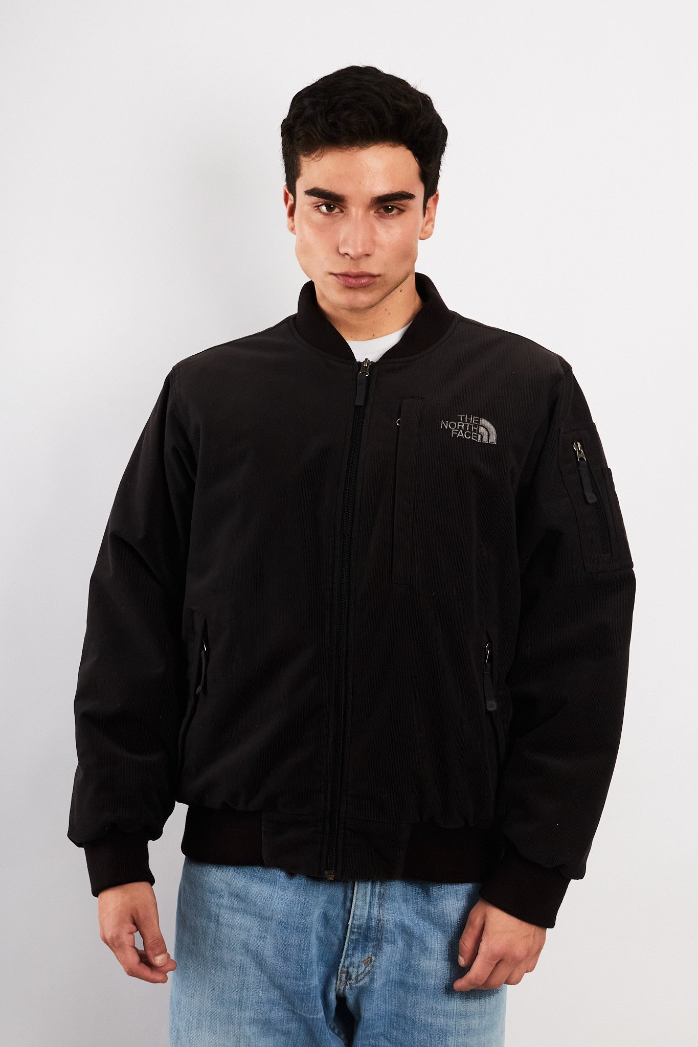 2000 Vintage North Face Impermeable Corduroy Flight Bomber Jacket (M/L)