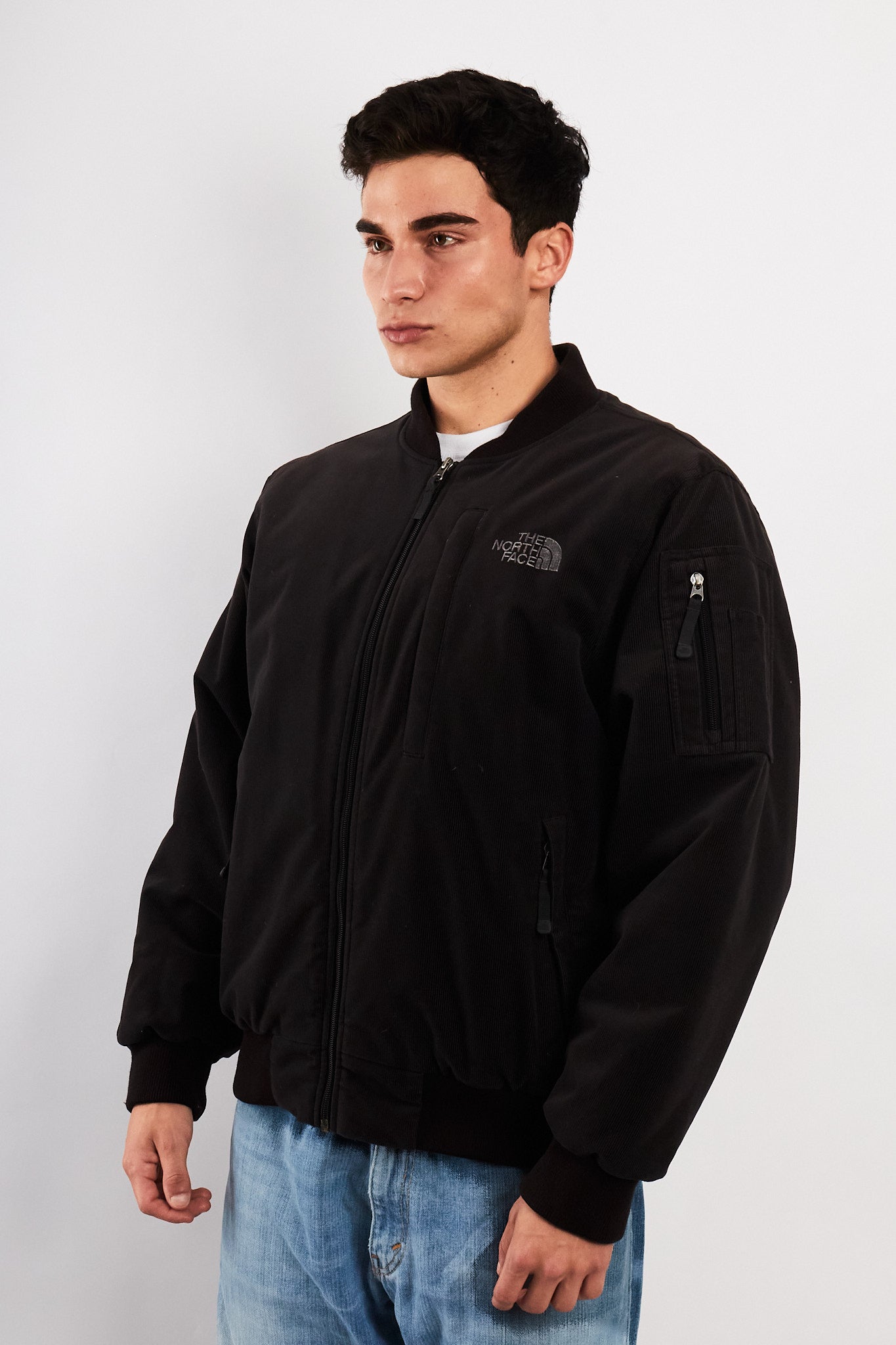 2000 Vintage North Face Impermeable Corduroy Flight Bomber Jacket (M/L)
