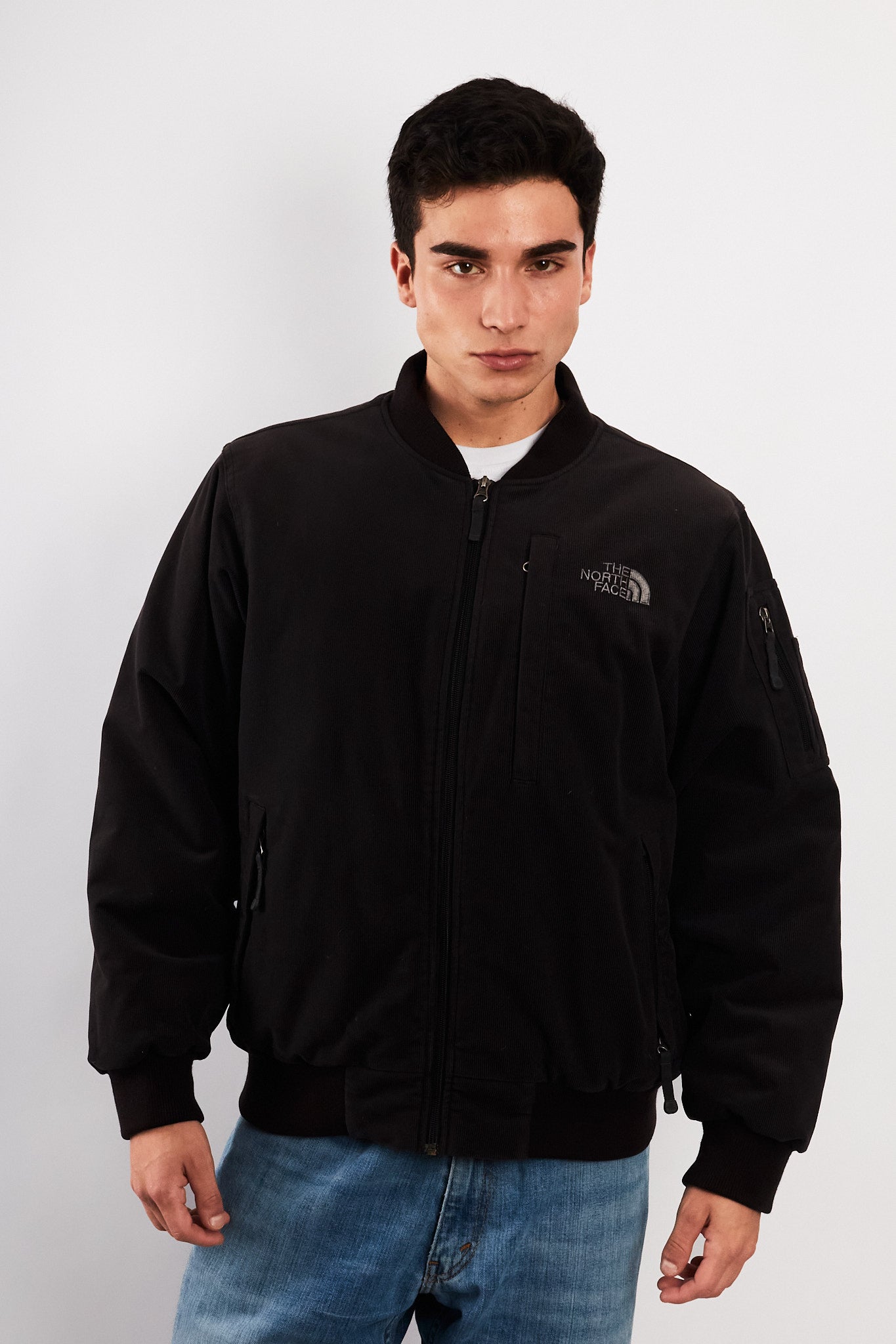 2000 Vintage North Face Impermeable Corduroy Flight Bomber Jacket (M/L)