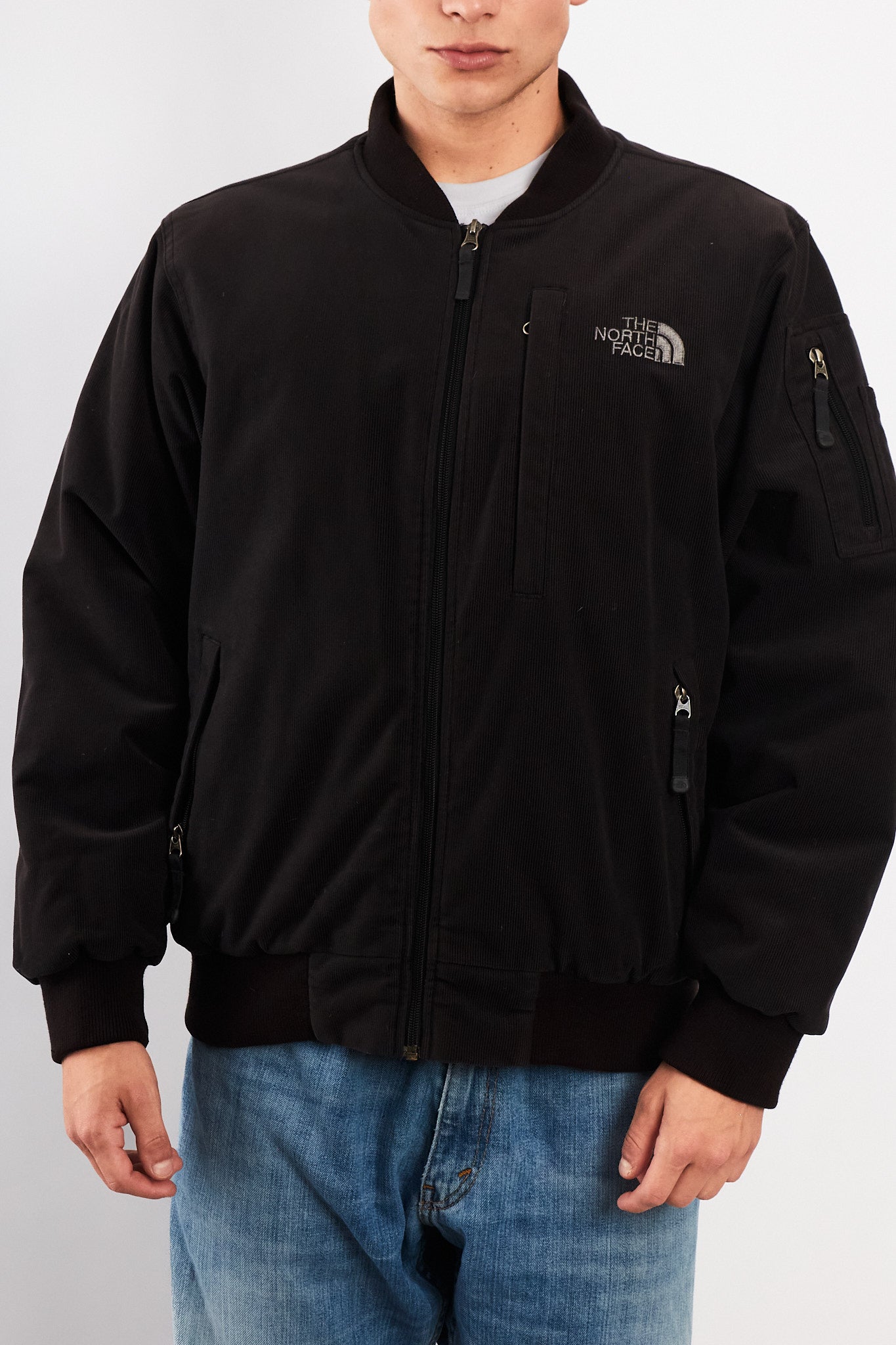 2000 Vintage North Face Impermeable Corduroy Flight Bomber Jacket (M/L)