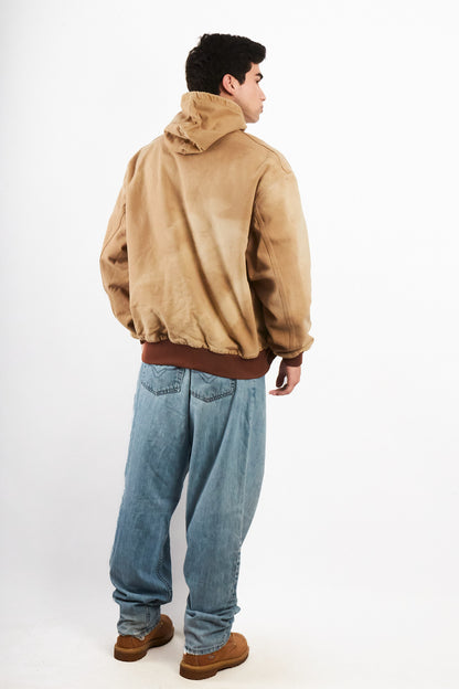 2000 Vintage Carhartt J131 Camel Sunfaded Active Jacket (M/L)