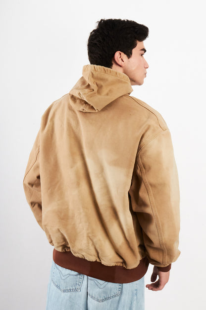 2000 Vintage Carhartt J131 Camel Sunfaded Active Jacket (M/L)