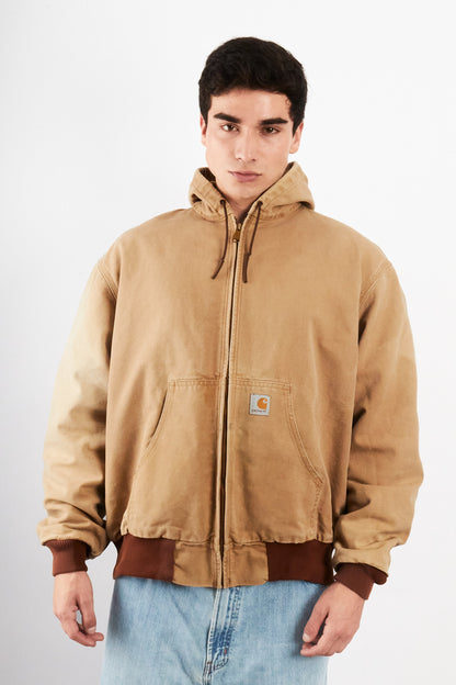 2000 Vintage Carhartt J131 Camel Sunfaded Active Jacket (M/L)