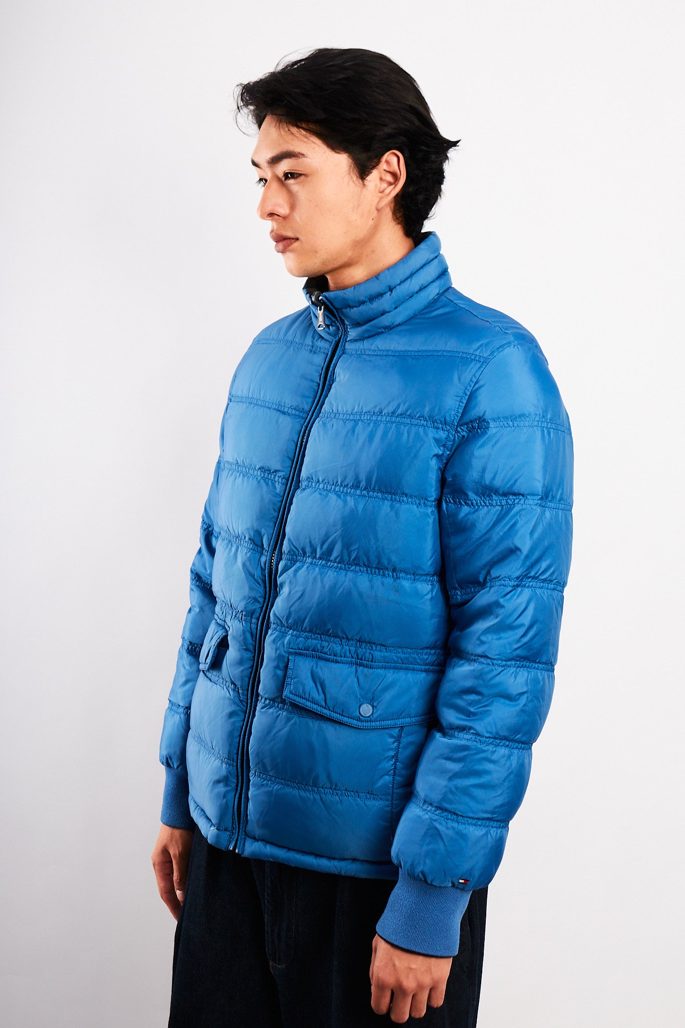 2000 Vintage Tommy Hilfiger Reversible Down Puffer Jacket (S/M)
