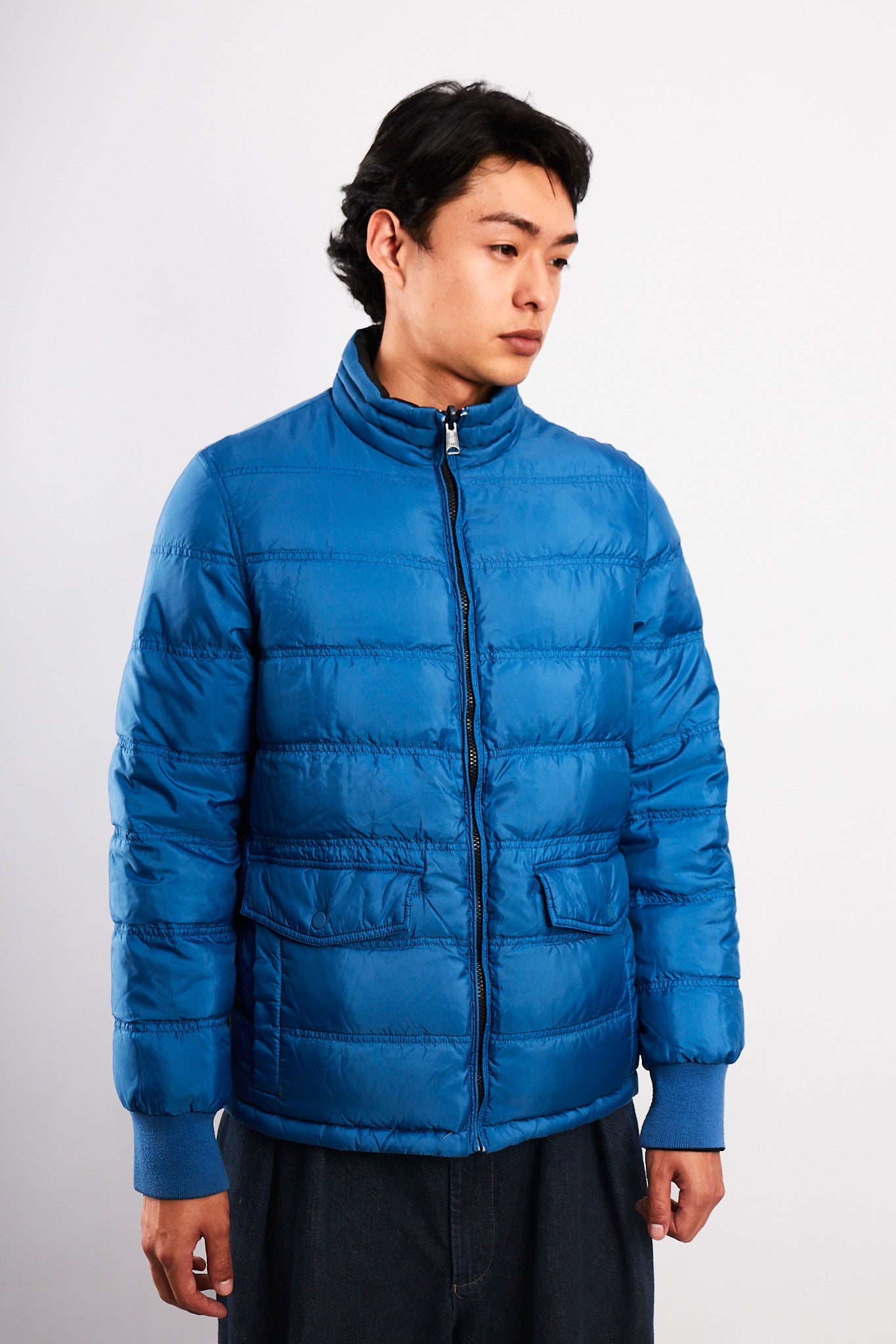 2000 Vintage Tommy Hilfiger Reversible Down Puffer Jacket (S/M)
