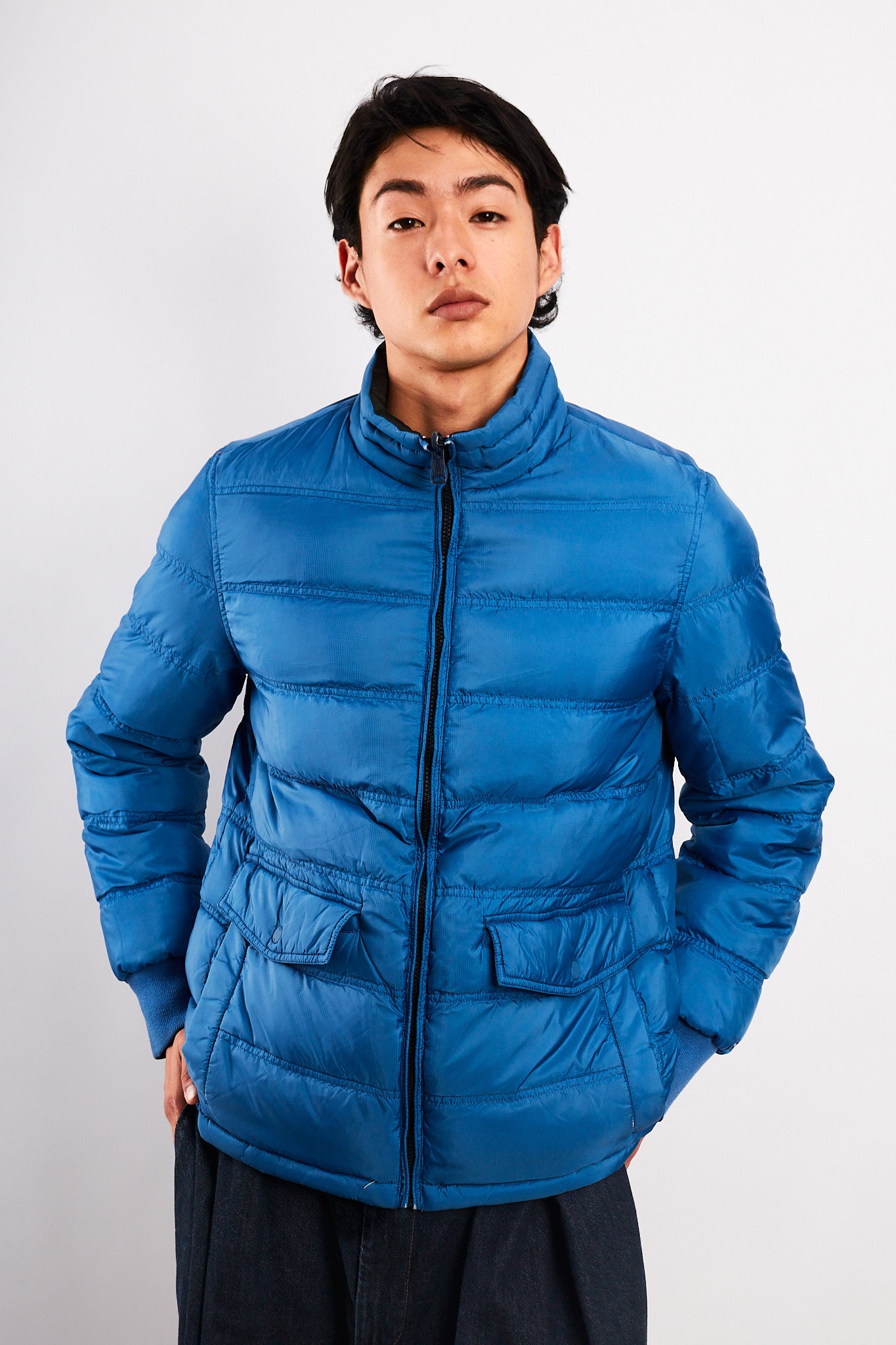 2000 Vintage Tommy Hilfiger Reversible Down Puffer Jacket (S/M)