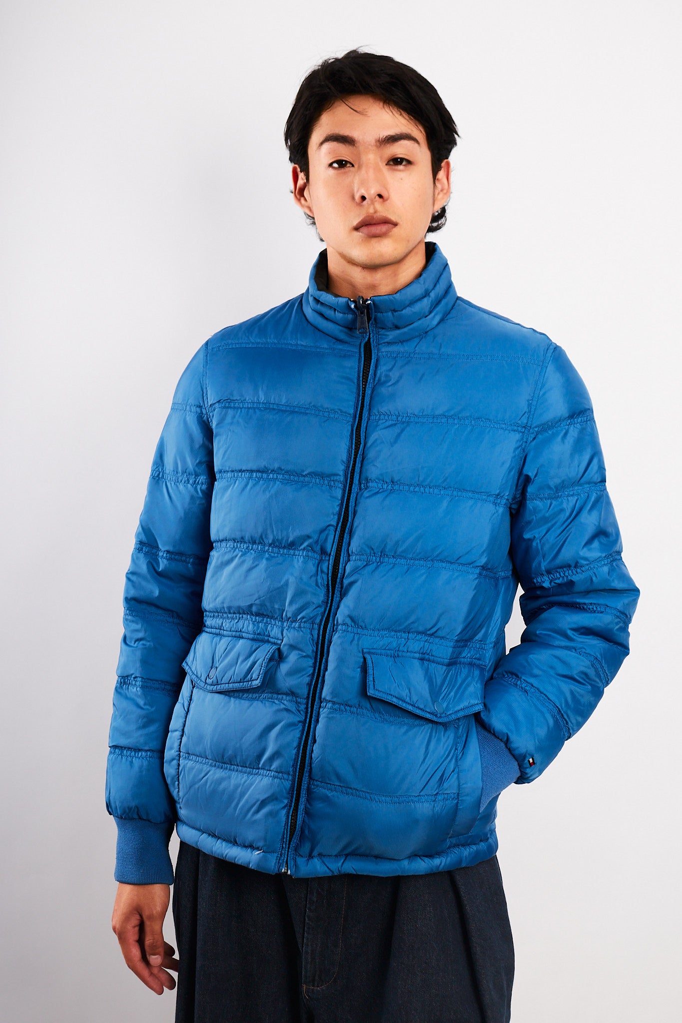 2000 Vintage Tommy Hilfiger Reversible Down Puffer Jacket (S/M)