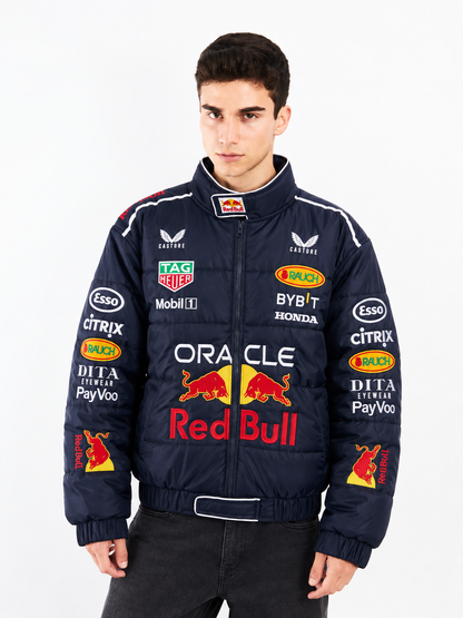 F1 Red Bull Oracle "Verstappen y Checo Perez" Racing Jacket