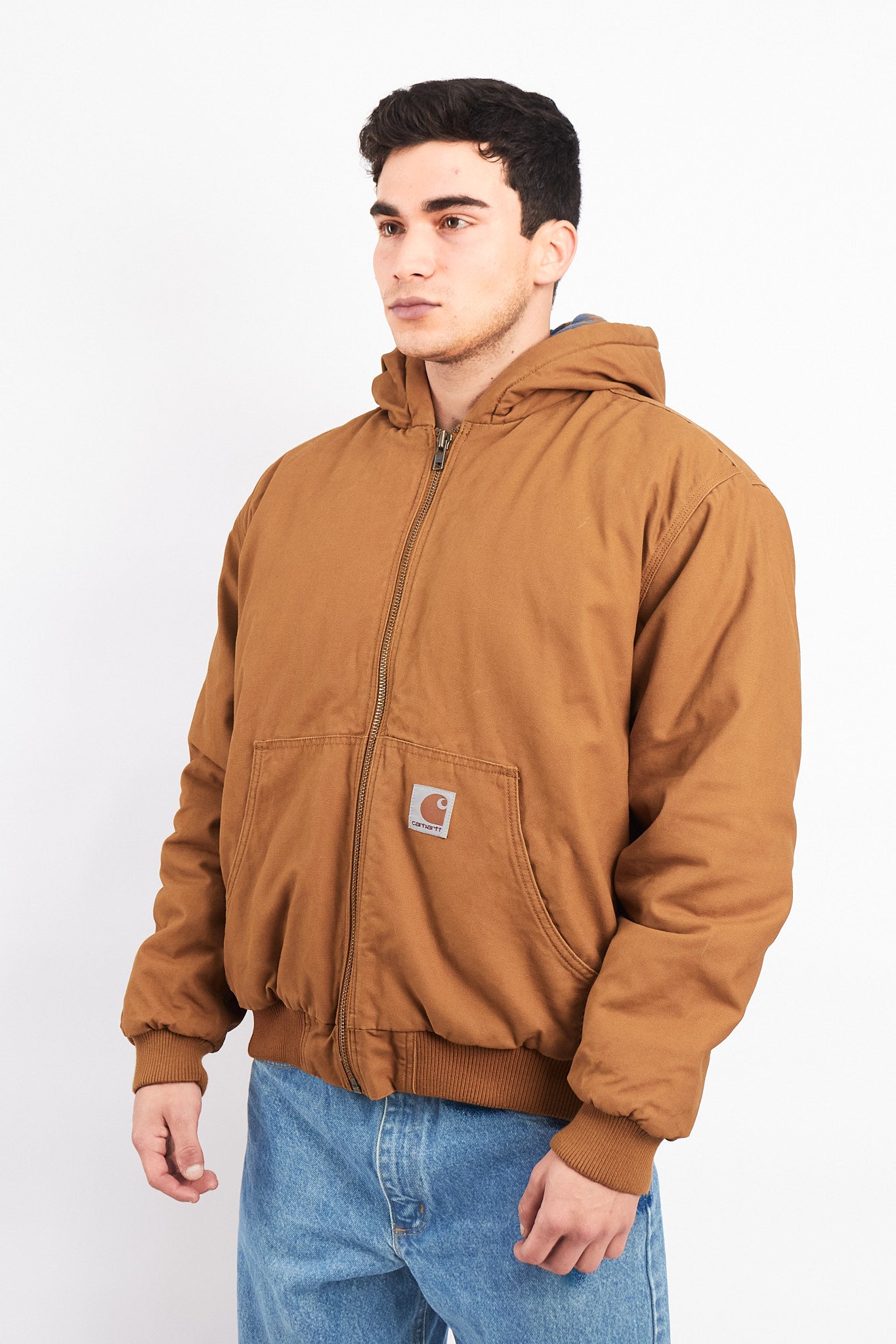 Vintage Carhartt Hamilton Brown Duck Active Jacket (M/L)