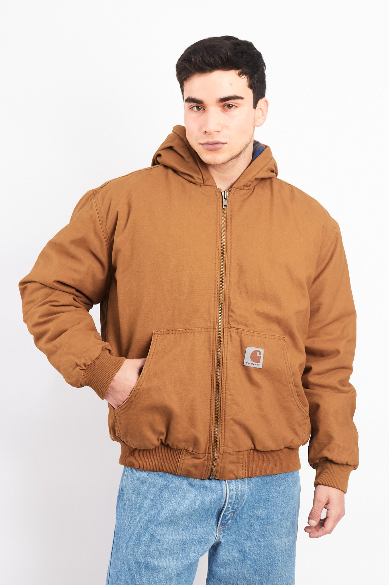 Vintage Carhartt Hamilton Brown Duck Active Jacket (M/L)