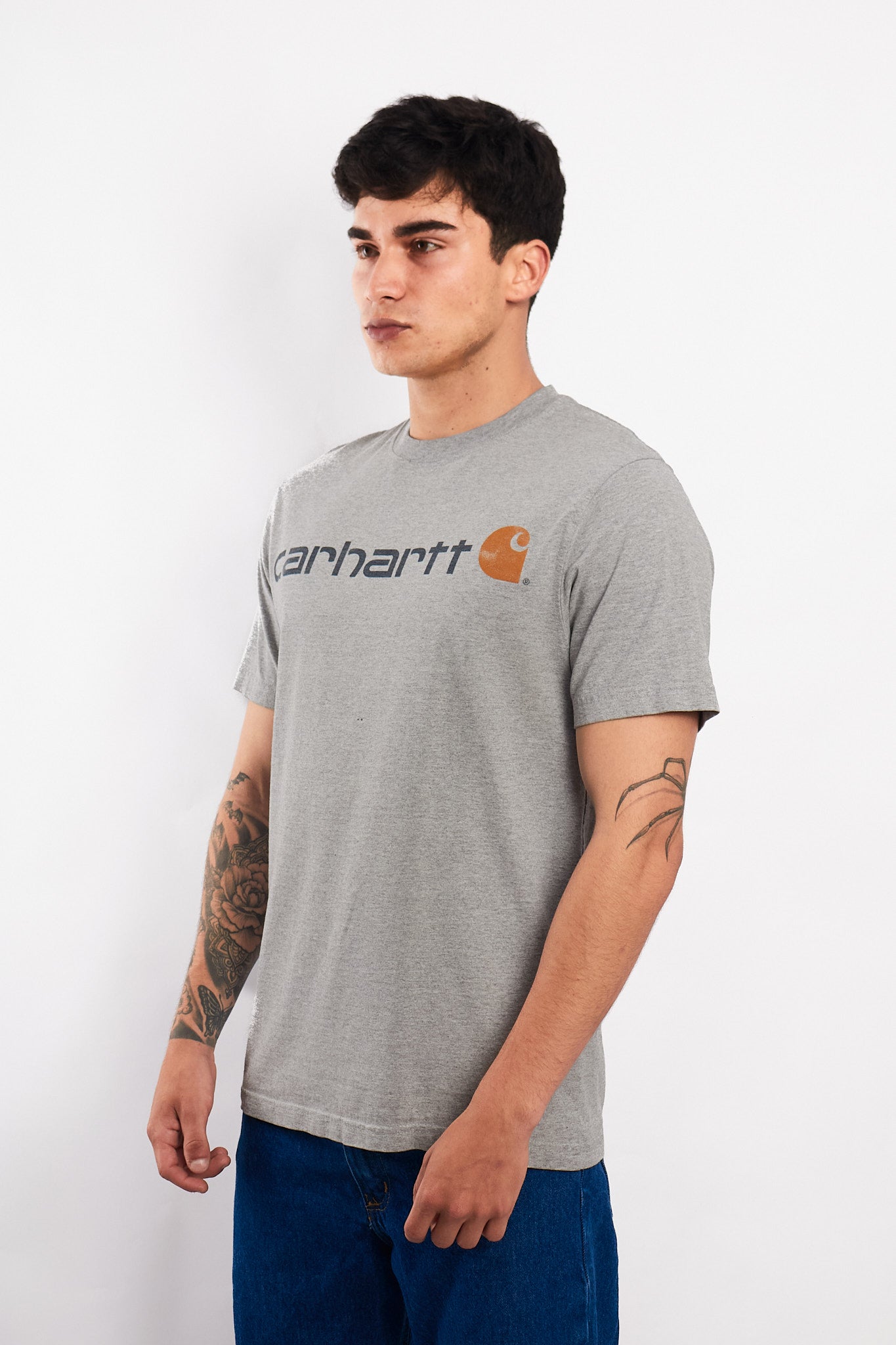 2000 Carhartt Gray Tee (S/M)