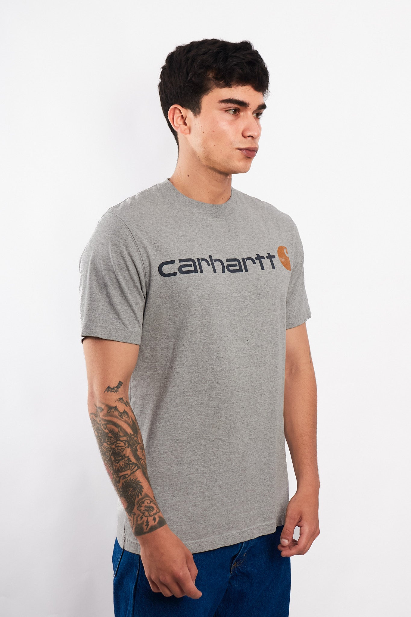 2000 Carhartt Gray Tee (S/M)