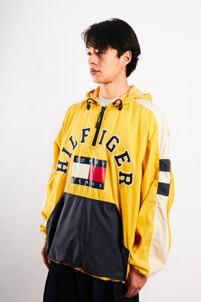 1990 Vintage Tommy Jeans Flag Big Logo Anorak (L/XL)