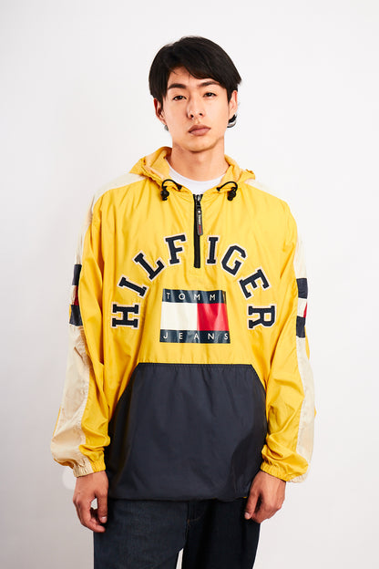 1990 Vintage Tommy Jeans Flag Big Logo Anorak (L/XL)
