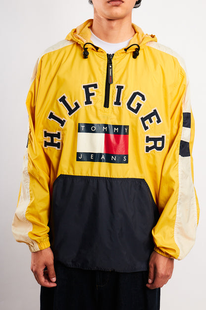 1990 Vintage Tommy Jeans Flag Big Logo Anorak (L/XL)