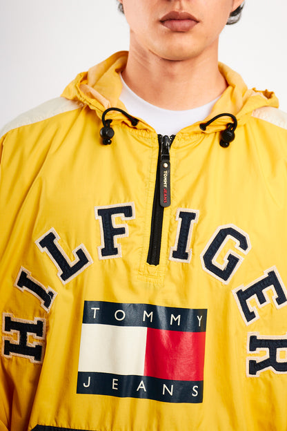 1990 Vintage Tommy Jeans Flag Big Logo Anorak (L/XL)