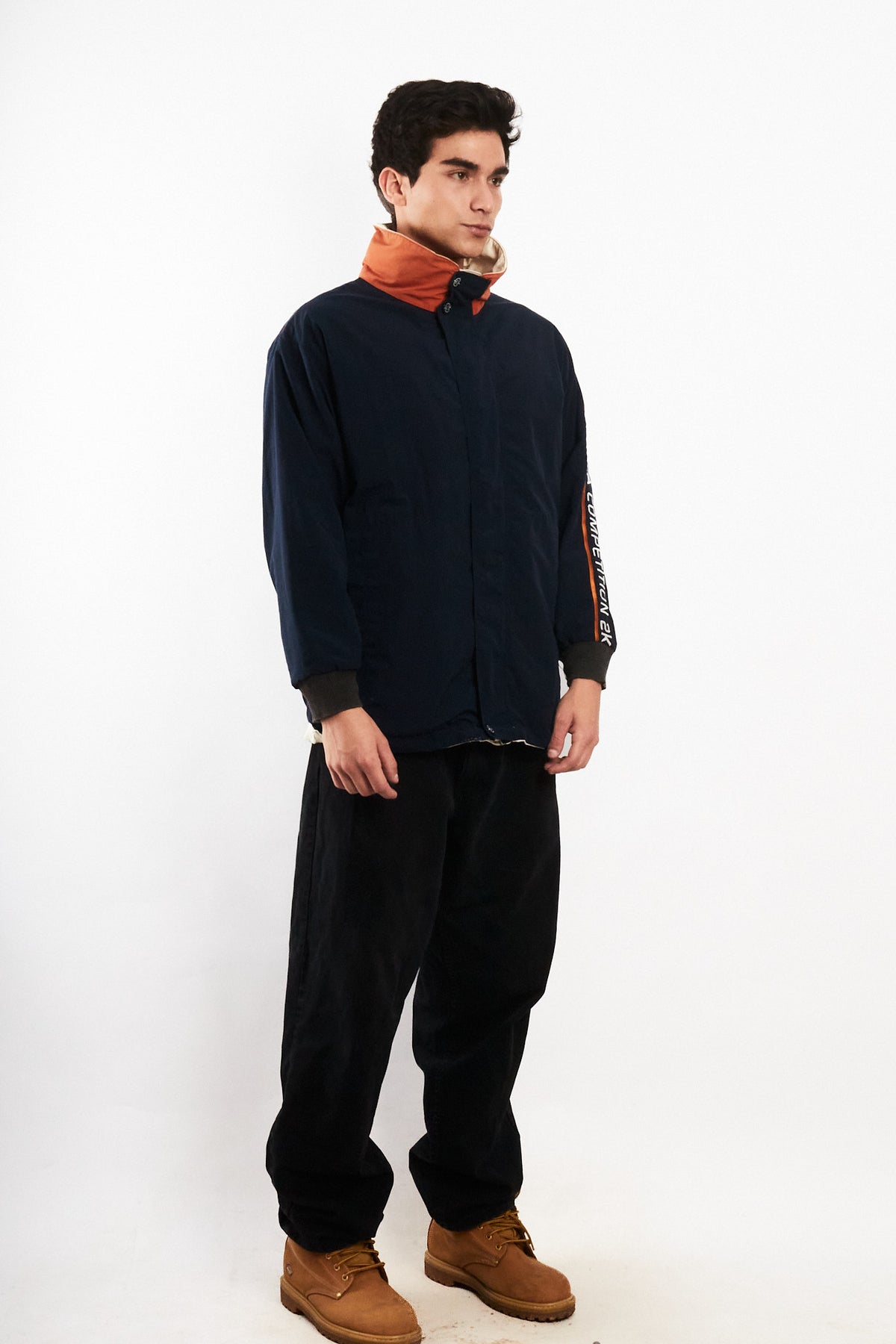 2000 Vintage Nautica Competition Impermeable Reversible Parka (M)