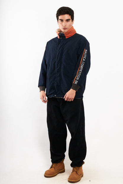 2000 Vintage Nautica Competition Impermeable Reversible Parka (M)