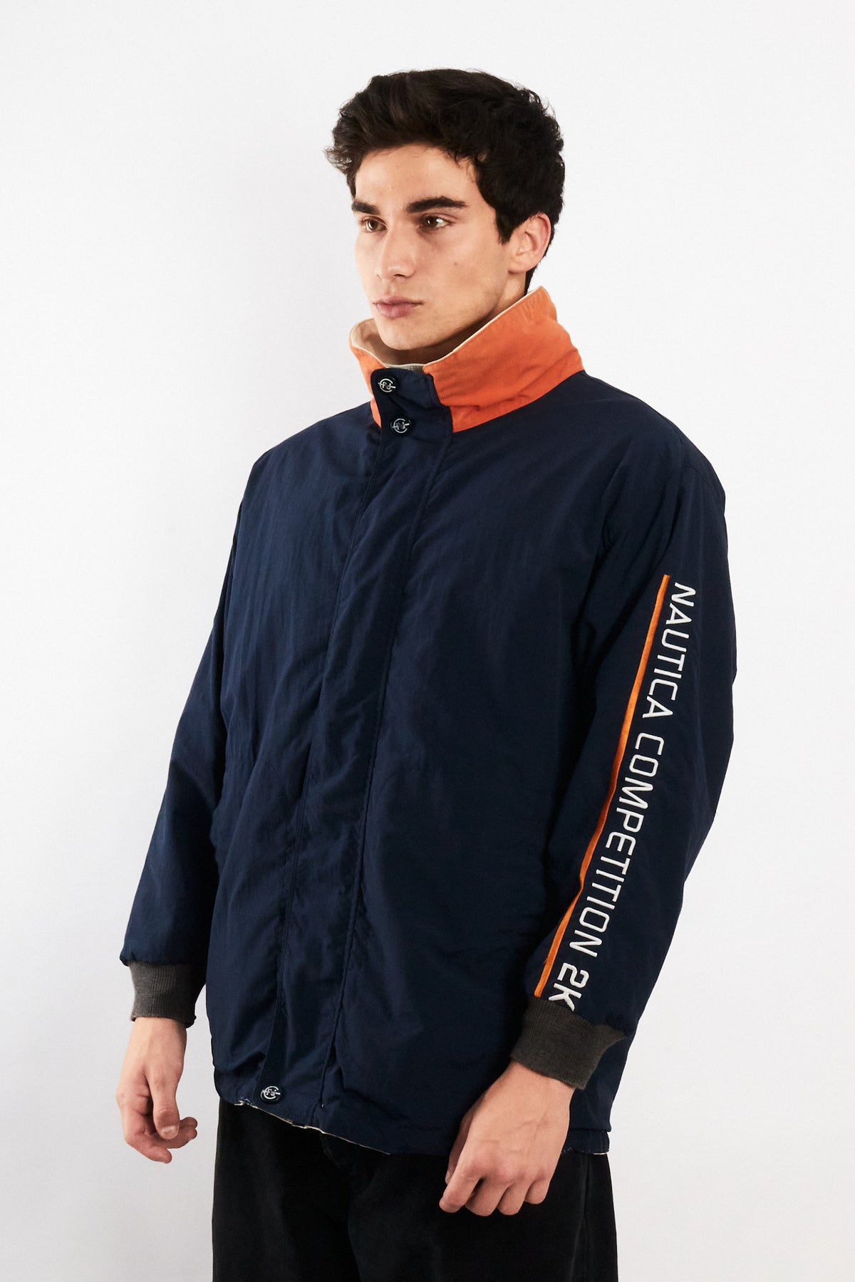 2000 Vintage Nautica Competition Impermeable Reversible Parka (M)