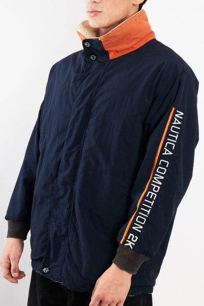 2000 Vintage Nautica Competition Impermeable Reversible Parka (M)