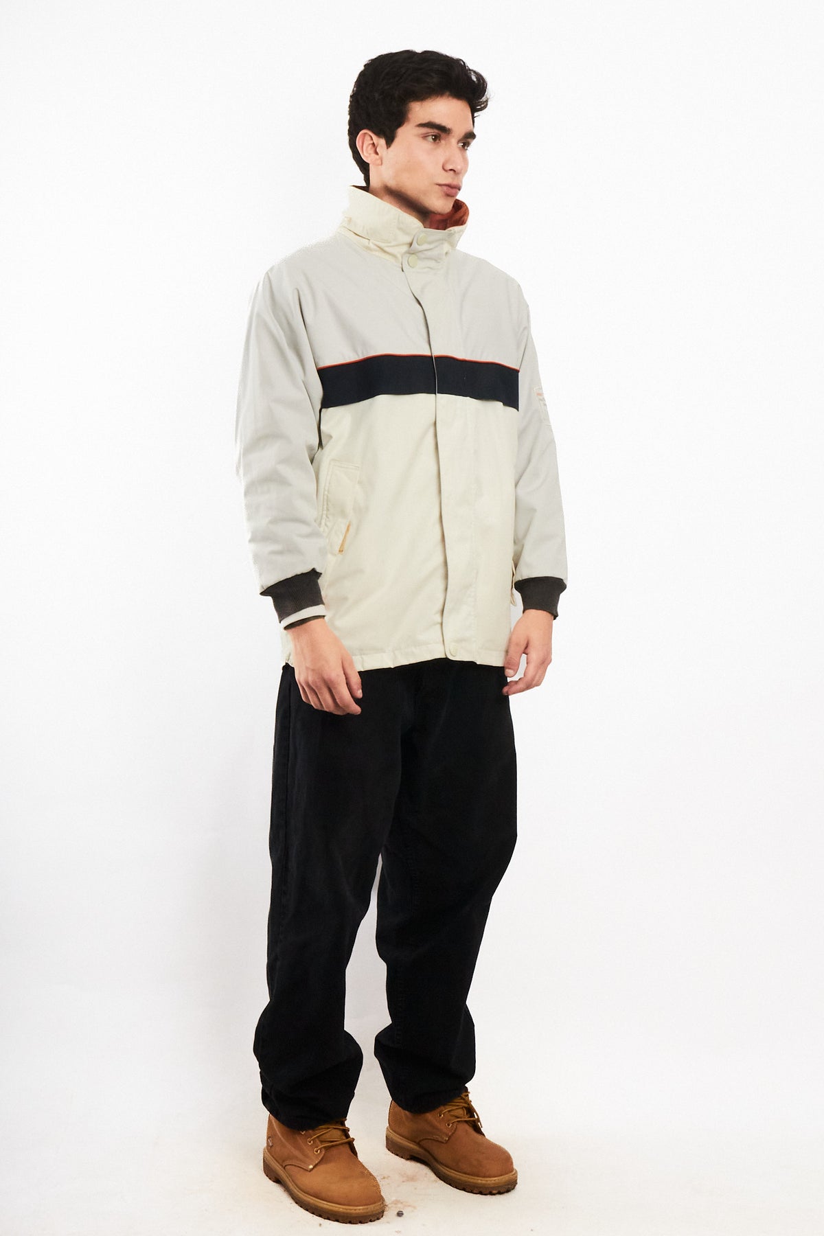 2000 Vintage Nautica Competition Impermeable Reversible Parka (M)