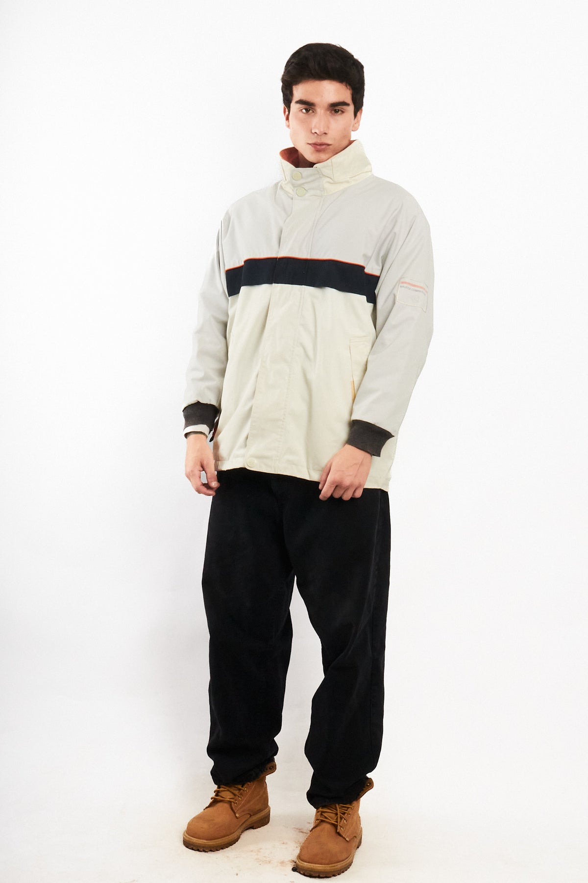 2000 Vintage Nautica Competition Impermeable Reversible Parka (M)