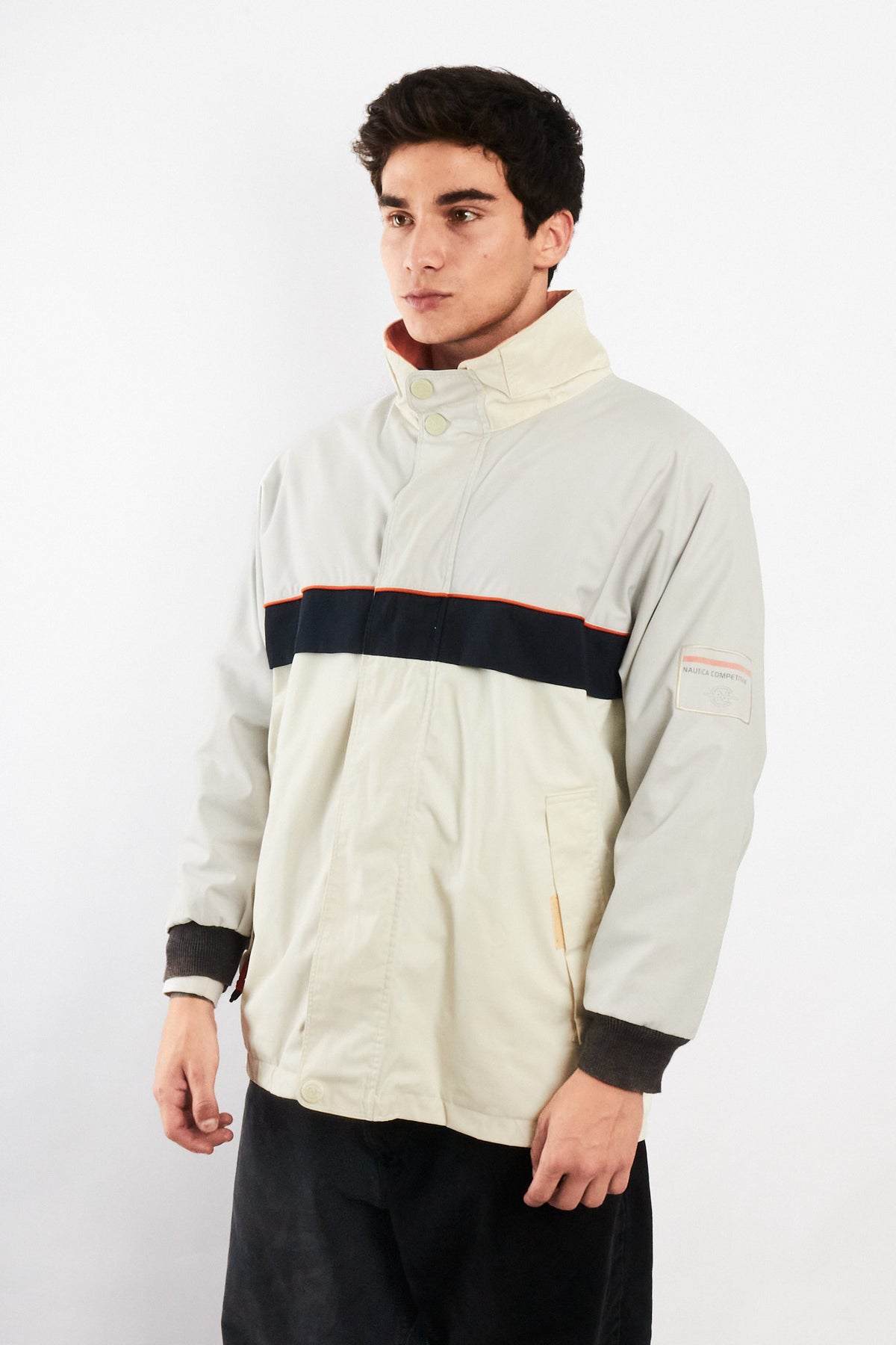 2000 Vintage Nautica Competition Impermeable Reversible Parka (M)