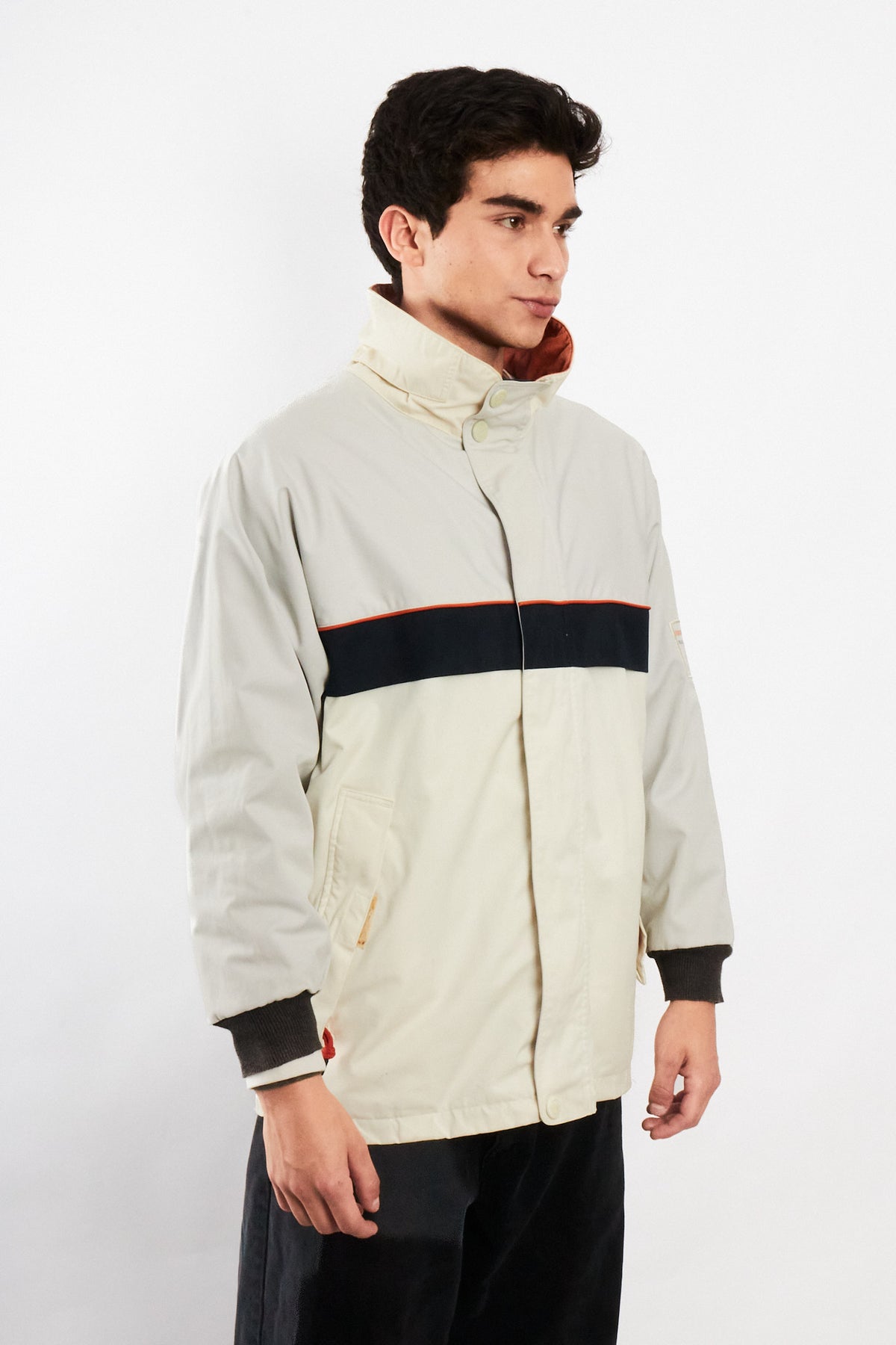 2000 Vintage Nautica Competition Impermeable Reversible Parka (M)