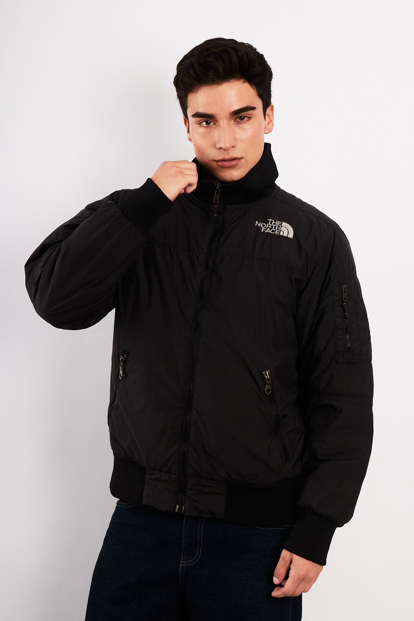 2000 Vintage North Face MA-1 Impermeable Bomber Jacket (M)
