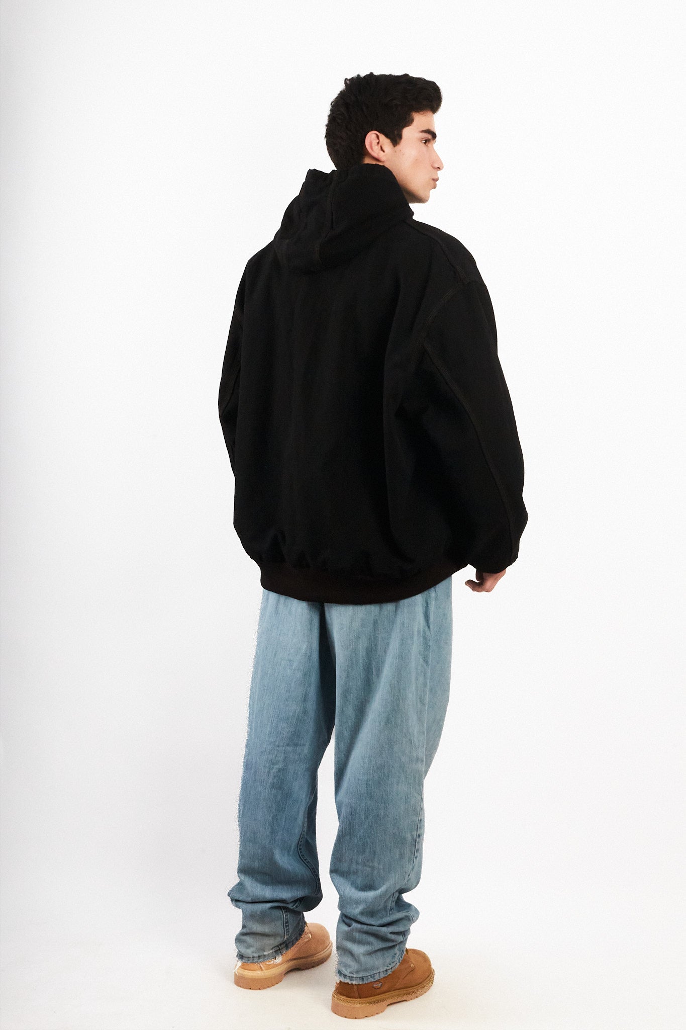 2000 Vintage Carhartt J131 Black Active Jacket (XL/XXL)