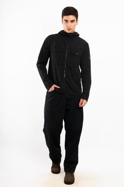 2000 Vintage Stone Island Black Work Jacket (M)