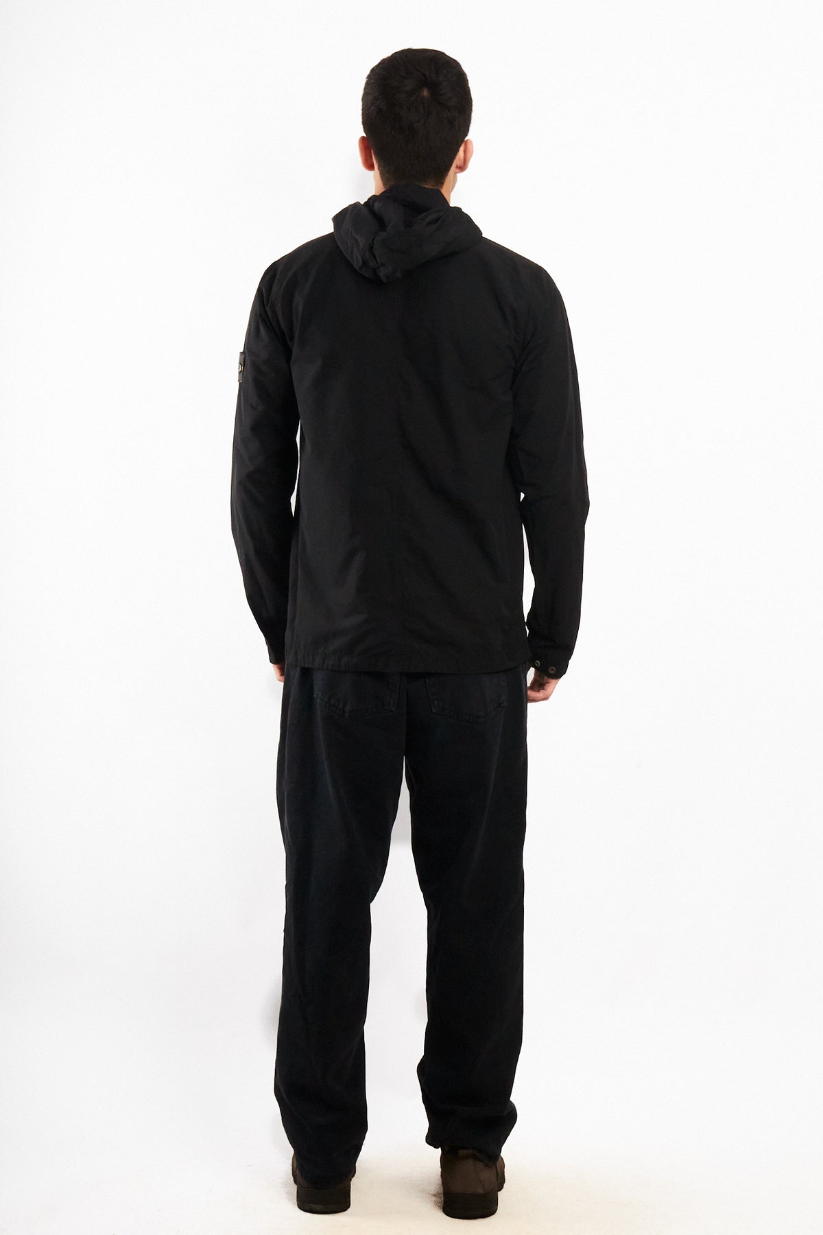 2000 Vintage Stone Island Black Work Jacket (M)