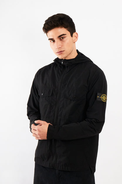 2000 Vintage Stone Island Black Work Jacket (M)