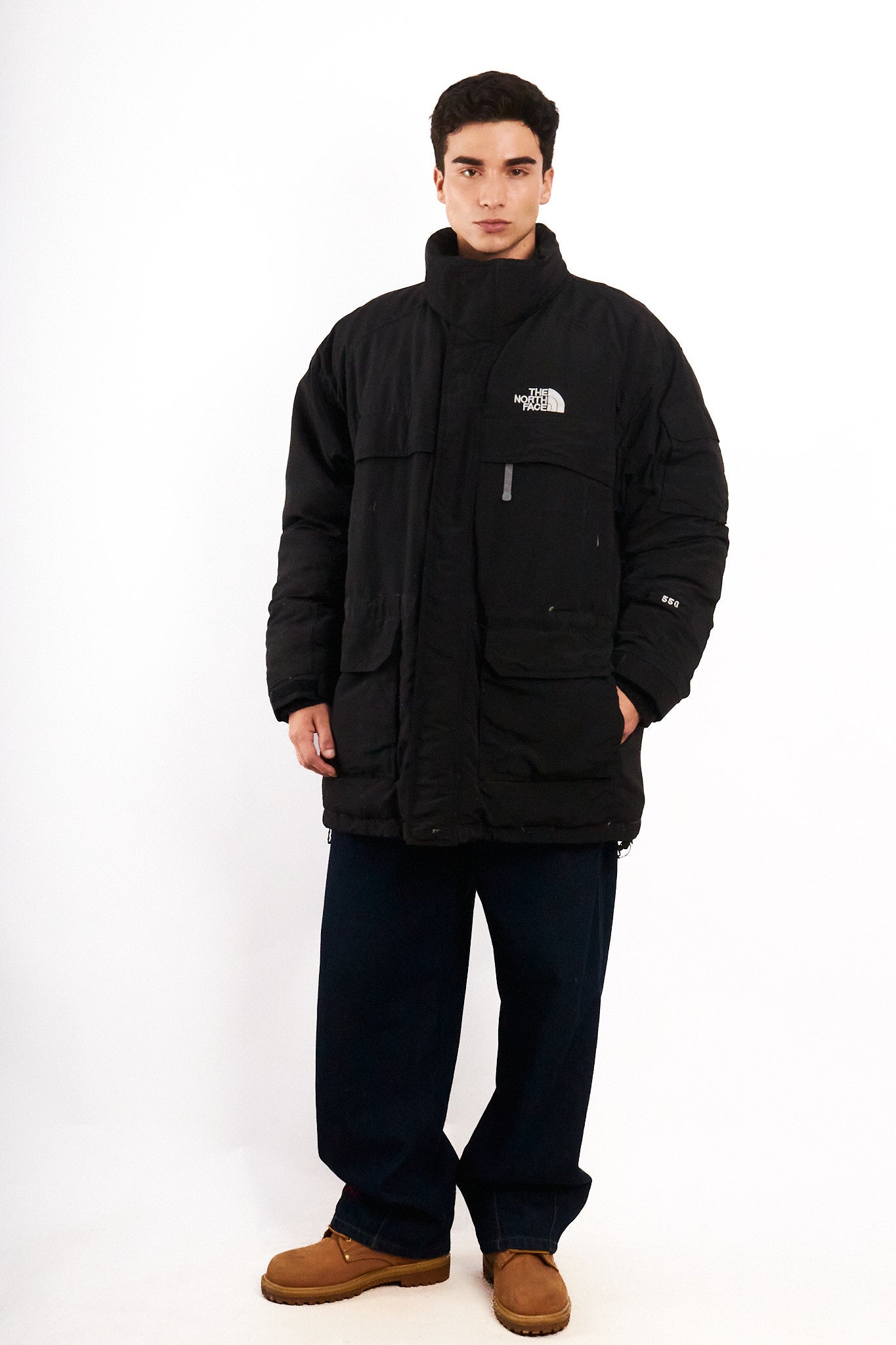 2000 Vintage North Face Goose Down Padded Jacket (L/XL)