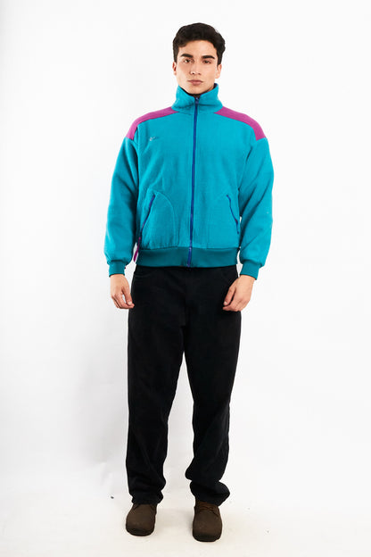 1990 Vintage Columbia Radial Sleeve Fleece Jacket (S/M)