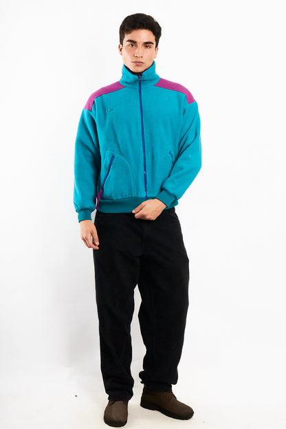 1990 Vintage Columbia Radial Sleeve Fleece Jacket (S/M)