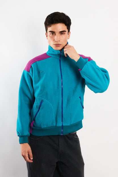 1990 Vintage Columbia Radial Sleeve Fleece Jacket (S/M)