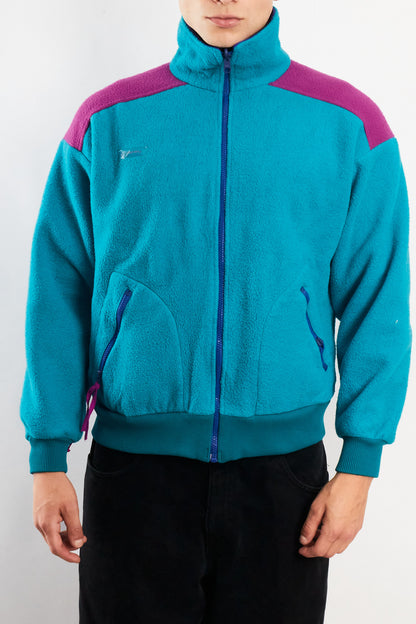 1990 Vintage Columbia Radial Sleeve Fleece Jacket (S/M)
