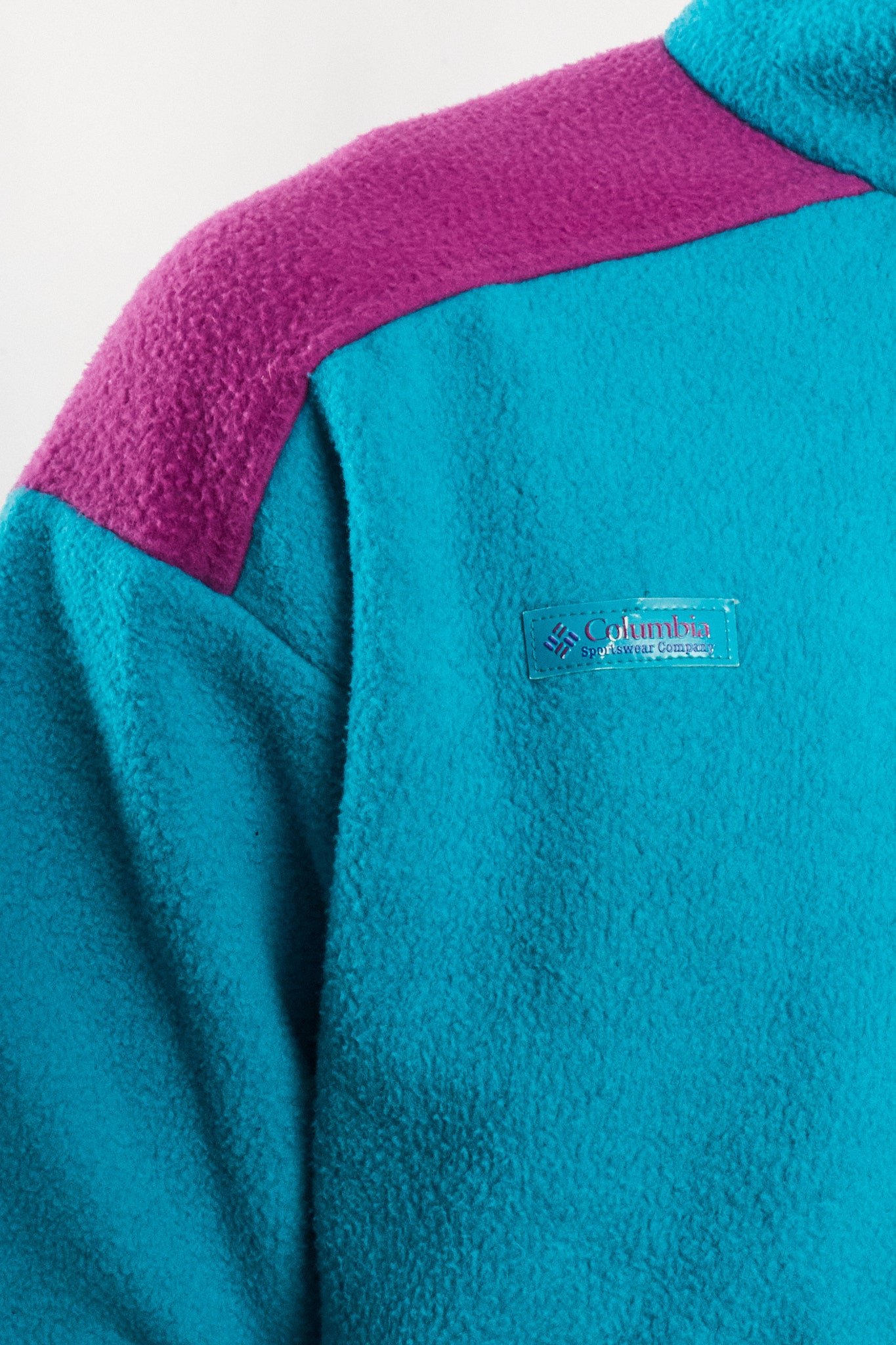 1990 Vintage Columbia Radial Sleeve Fleece Jacket (S/M)