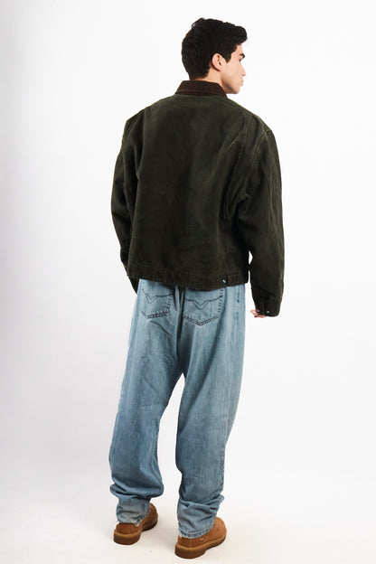 2008 Vintage Carhartt J97 Moss Green Jhonny Depp Detroit Jacket (L/XL)